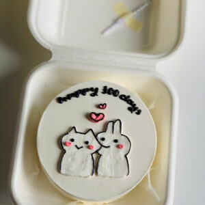 bánh kem bento vẽ hình dễ thương