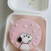 bánh kem bento vẽ hình con chó