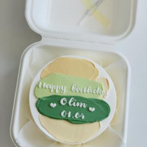 bánh kem bento mẫu đơn giản