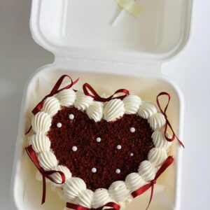 Bánh kem bento hình trái tim