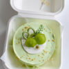 bánh kem bento nho xanh