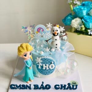 bánh kem công chúa elsa