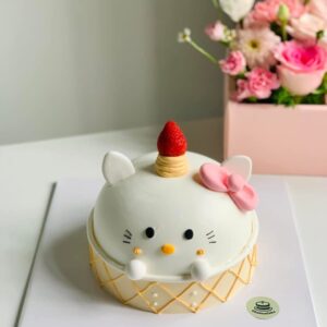 bánh kem dễ thương bé gái