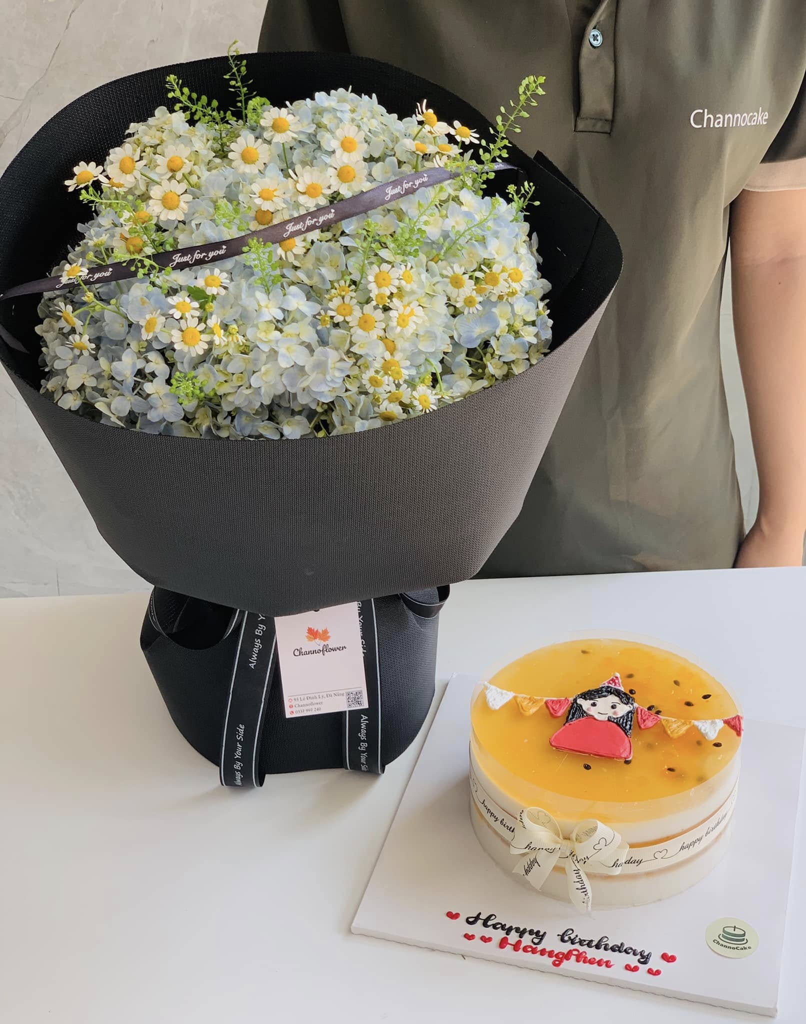 Bó Hoa Cẩm Tú Cầu & Cúc Tana Mix