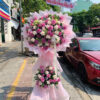 kệ hoa khai trương