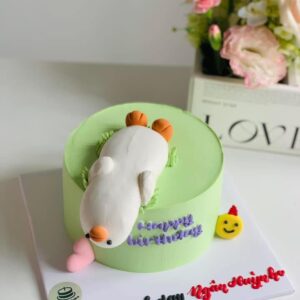 Bánh kem con vịt lười