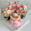 set hoa và bánh khai trương