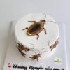 Bánh kem vẽ hình con dán