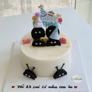 bánh rau câu sinh nhật đơn giản