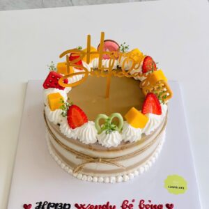 bánh rau câu flan sinh nhật