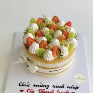 Bánh rau câu flan trái cây tươi