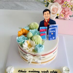bánh rau câu flan tặng thầy cô