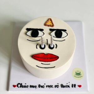 bánh vẽ mặt bựa
