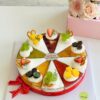 rau câu flan mix bánh kem sữa tươi