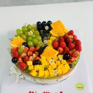 Rau câu flan trái cây tươi mát
