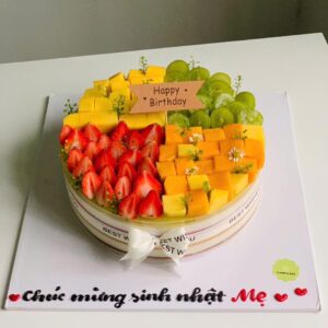 rau câu flan trái cây