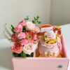 set hoa và bánh khai trương